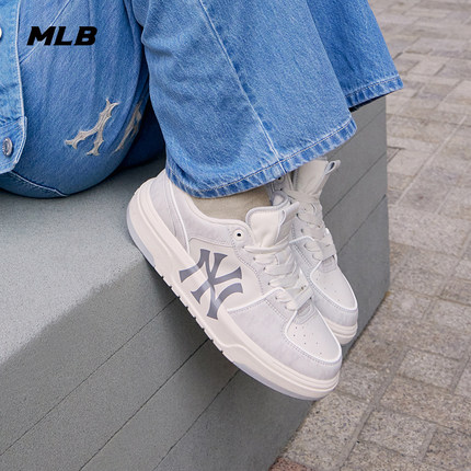 MLB官方张凌赫同款老花仿牛仔低帮学长鞋SXCLD/SXM05/SXM07/SXM03