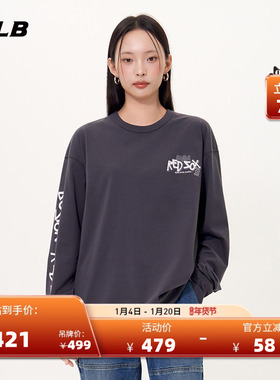 MLB官方 张康乐同款男女防晒时尚潮流涂鸦长袖T恤25秋季新款TSB10