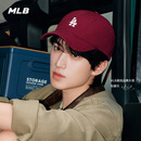 软顶棒球帽休闲百搭鸭舌帽CP77 男女韩系时尚 MLB官方 张康乐同款