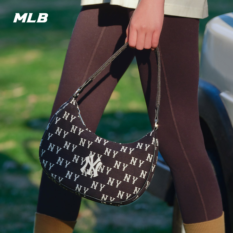 MLB男女腋下包运动暗纹老花
