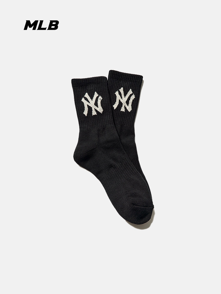 MLB official men's and women's socks NY tube socks sports fashion simple casual autumn and winter SOM01