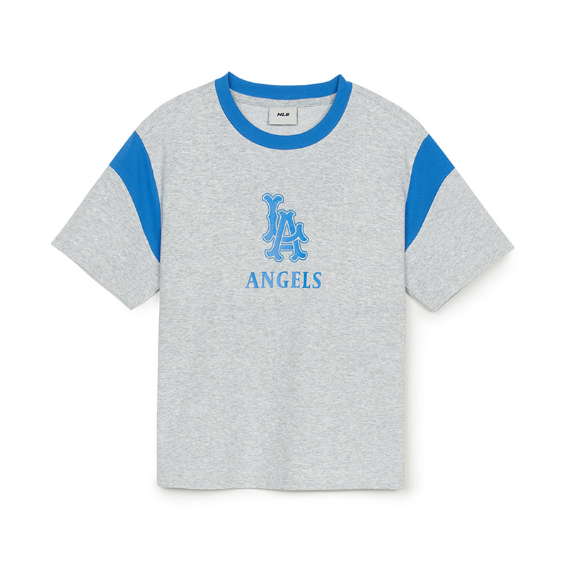 MLB官方男女童时尚拼色街头复古刺绣舒适宽松T恤25春夏新款TSV02,运动服/休闲服装,运动T恤,淘宝优惠券,粉丝福利购,淘宝优惠卷