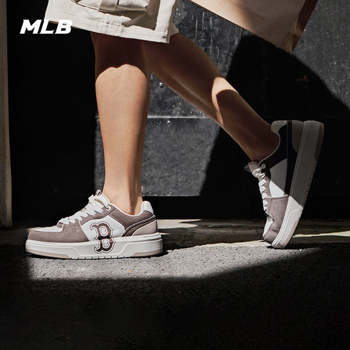 【奥莱折扣】情侣学院风覆古拼接学长鞋厚底低帮运动鞋春夏SXCSD