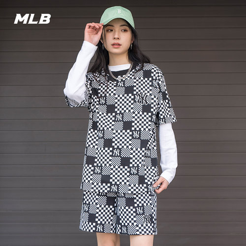 MLB官方男女情侣休闲运动短袖