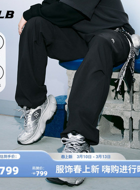 MLB官方汪苏泷同款凉感防泼水降落伞裤休闲阔腿裤26春季新款WPB01