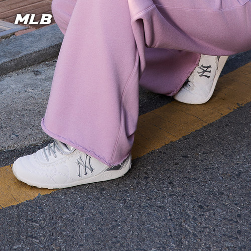 MLB官方 男女同款通勤蕾丝复古芭蕾风薄底德训鞋26夏季新款SXDPR