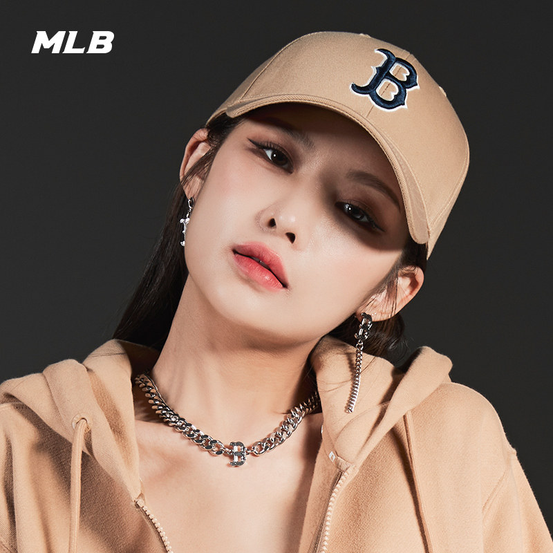 MLB官方 男女情侣硬顶棒球帽经典运动时尚遮阳明星同款CP080