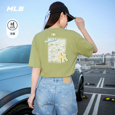 MLB波普老花凉感短袖T恤