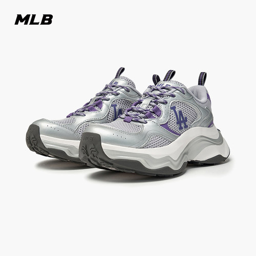 MLB官方男女情侣同款韩系复古通勤增高厚底老爹鞋26夏季新款SHMC1