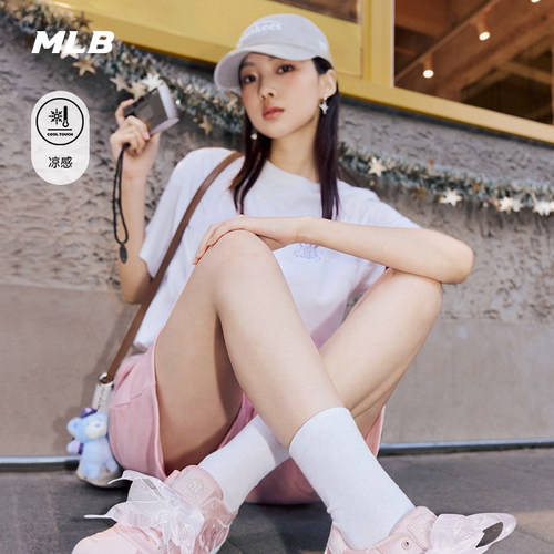 MLB官方 女款潮流百搭花卉印花凉感T恤26春季新款TSF01/TSF02