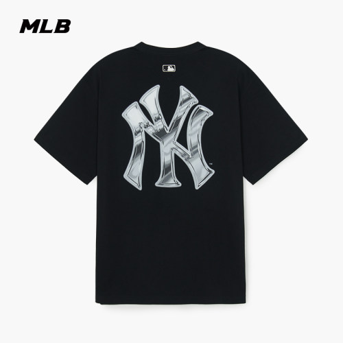 MLB男女情侣休闲印花短袖T恤