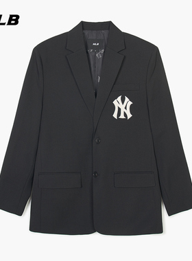 MLB官方 男女情侣西装学院风夹克运动休闲外套春夏JKV01