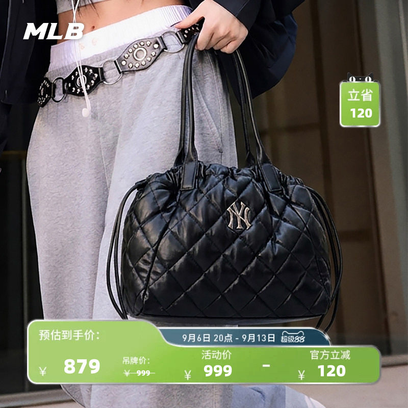 MLB时尚复古通勤托特包图片