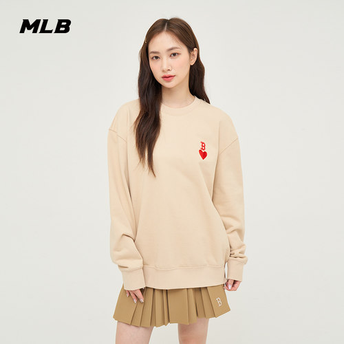 MLB官方圆领套头卫衣24秋季新款