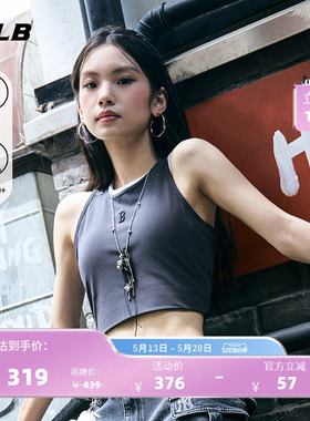 MLB官方 女款防晒凉感带胸垫工字背心夏季新款TKB02