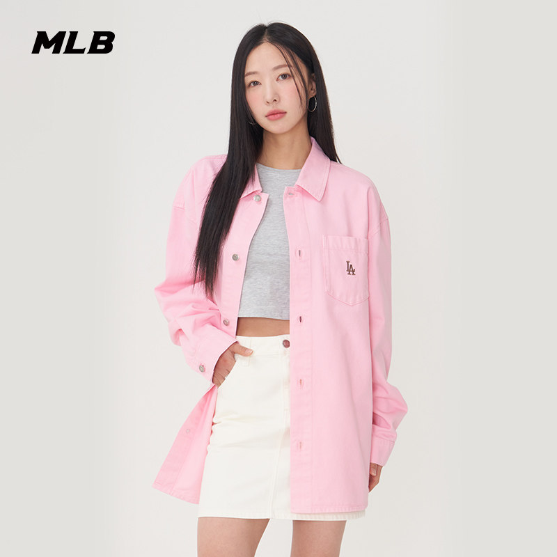 MLB男女情侣休闲衬衫外套图片