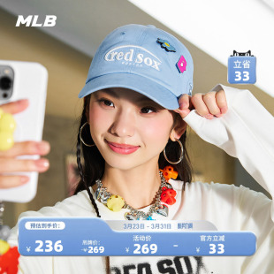 新款 CAP百搭休闲运动棒球帽25秋季 CPV31 男女情侣JELLY MLB官方