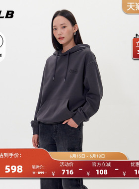 MLB官方 男女情侣复古街头保暖加绒连帽套头卫衣冬季新款HDV02