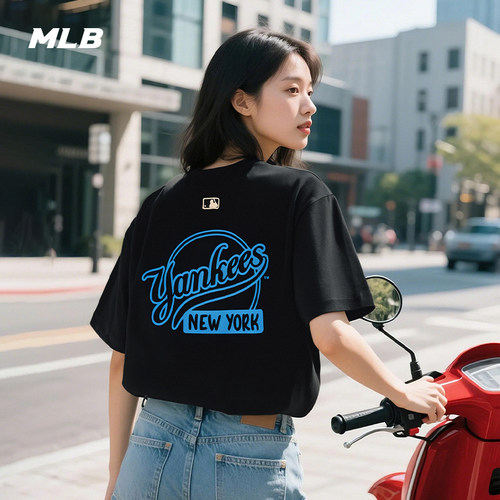 MLB情侣休闲宽松运动T恤