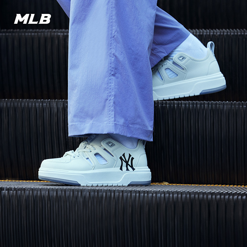 MLB官方 男女同款潮流百搭镂空增高厚底学长凉鞋26春季新款SDCL1