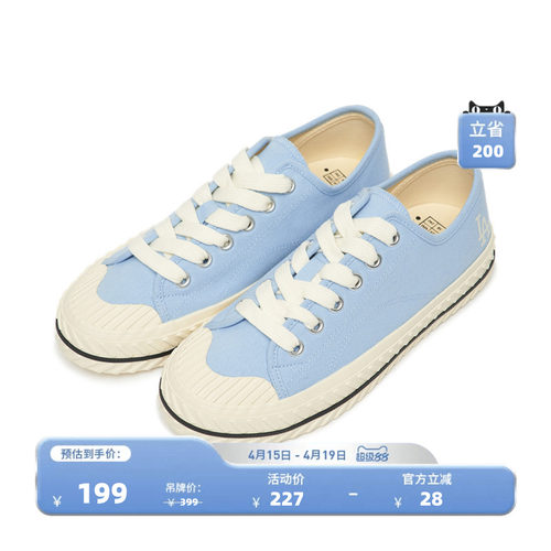 官方帆布鞋MLB运动休闲低帮