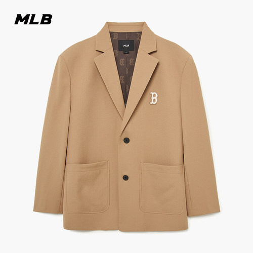 官方夹克MLB情侣西装夹克