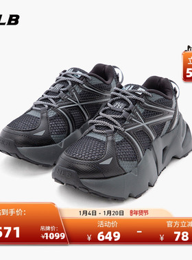 MLB官方男女情侣时尚复古网面跑鞋厚底增高休闲鞋25秋冬新款RND01