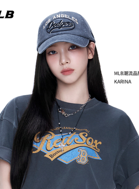 【情人节礼物】MLB官方 KARINA同款男女棒球帽25冬新款CPV16