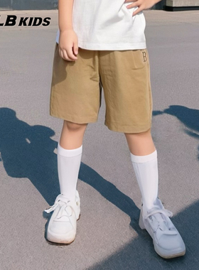 MLB儿童官方 男童女童时尚休闲户外休闲梭织短裤25夏季新款SMB01