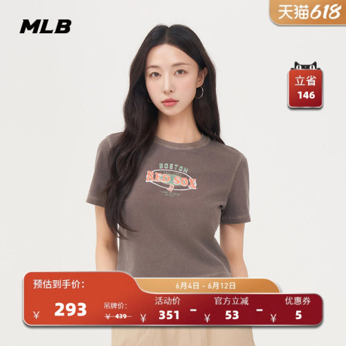 MLB女款休闲宽松运动T恤