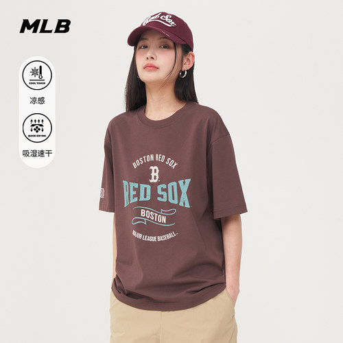 MLB情侣休闲宽松运动T恤