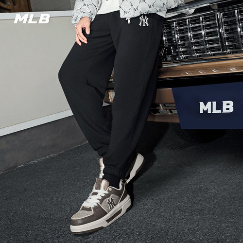 MLB基础收腰男女运动长裤新款