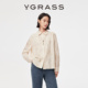 女 绵羊毛混纺重工多层刺绣宽松衬衫 马上有戏 VGRASS26早春新款