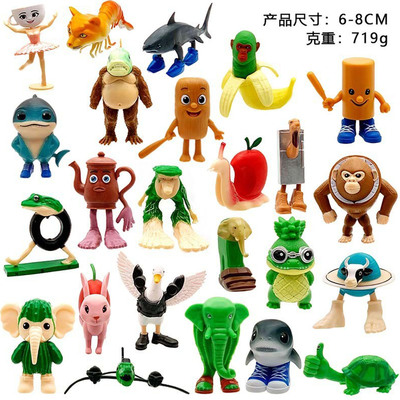 AI山海经手办全套抽象动物模型