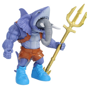 新款海王鲨鱼融合怪手办玩具外国AI山海经融合异兽可拆卸拼装公仔