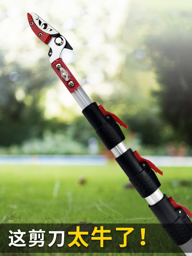 摘柿子神器高枝剪摘枇杷柚子荔枝伸缩加长杆修果树枝高空采摘水果