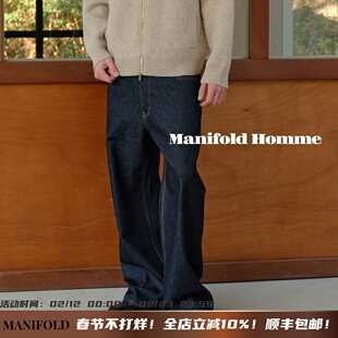 Manifold｜意大利进口BERTO原牛13oz复古简约直筒宽松牛仔裤长裤