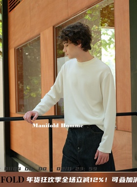 Manifold｜进口兰精莫代尔醋酸空气层简约休闲骨感百搭打底长袖