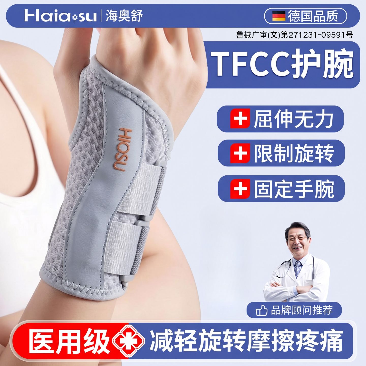 【tfcc损伤专用】固定防扭伤护腕图片