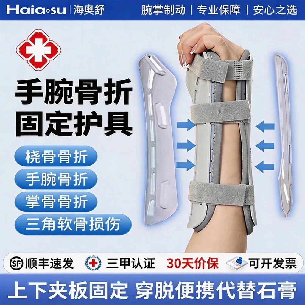 【医用认证】手腕骨折固定支撑图片