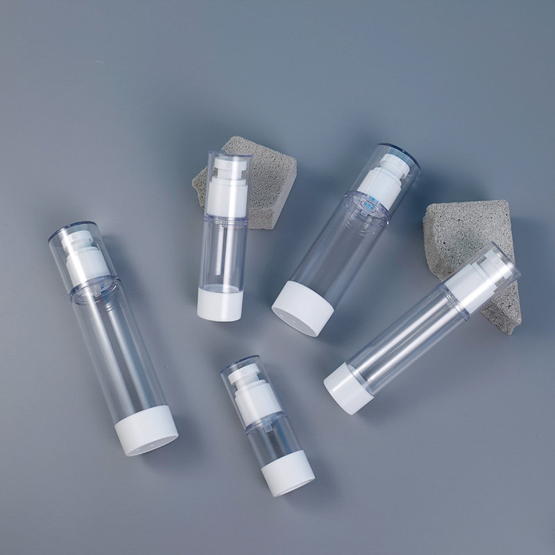 真空喷雾瓶消毒液化妆水喷瓶透明按压式分装瓶面霜便携式透明瓶