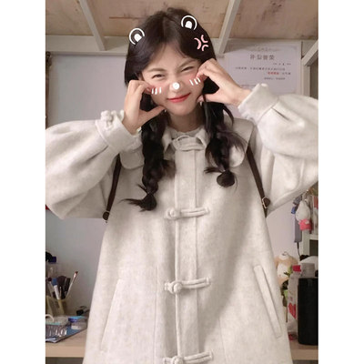 反季毛呢外套女小个子202