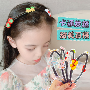 发箍儿童女网红发卡压发不伤发碎发女童宝宝女孩头箍防滑发捆头饰