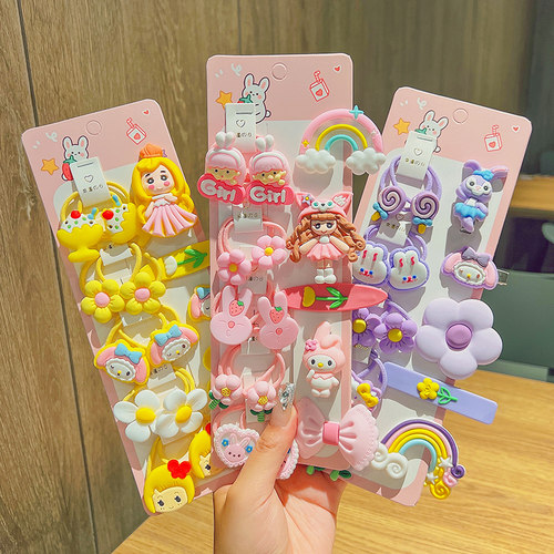 儿童头绳女发夹发绳套装