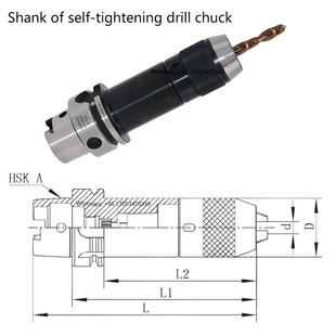 HSK63A HSK100A APU08 16钻夹头 HSK63F强力钻夹头刀柄 HSK50A