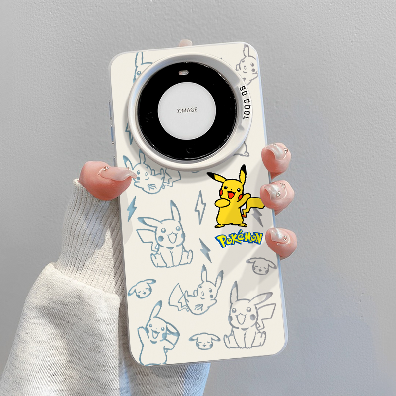 适用华为mate60手机壳皮卡丘男生