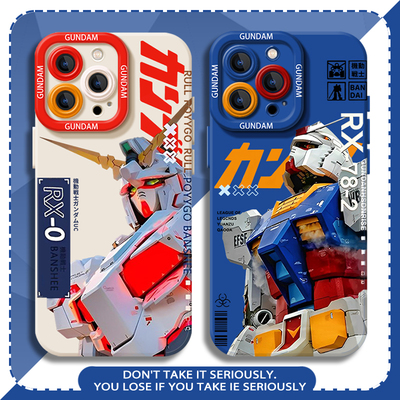 适用苹果手机壳高达机甲战士硅胶