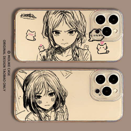 欲语Kuroha适用iqoo15手机壳13动漫z10turbo二次元12一加ace5日系neo11pro男1+2/3v/9/8/7/6/vivo三星S25/s24