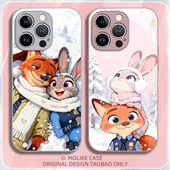 neo10pro玻璃1 2套3v 雪地疯狂动物城适用iqoo15手机壳13尼克z9turbo朱迪12情侣11s一加ace5新款 vivo