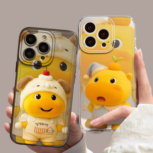 水豚噜噜适用iqoo15手机壳13情侣z9turbo卡通可爱12透明11s一加ace6新款neo10pro防摔1+2男女3v/9/8/7/5/vivo